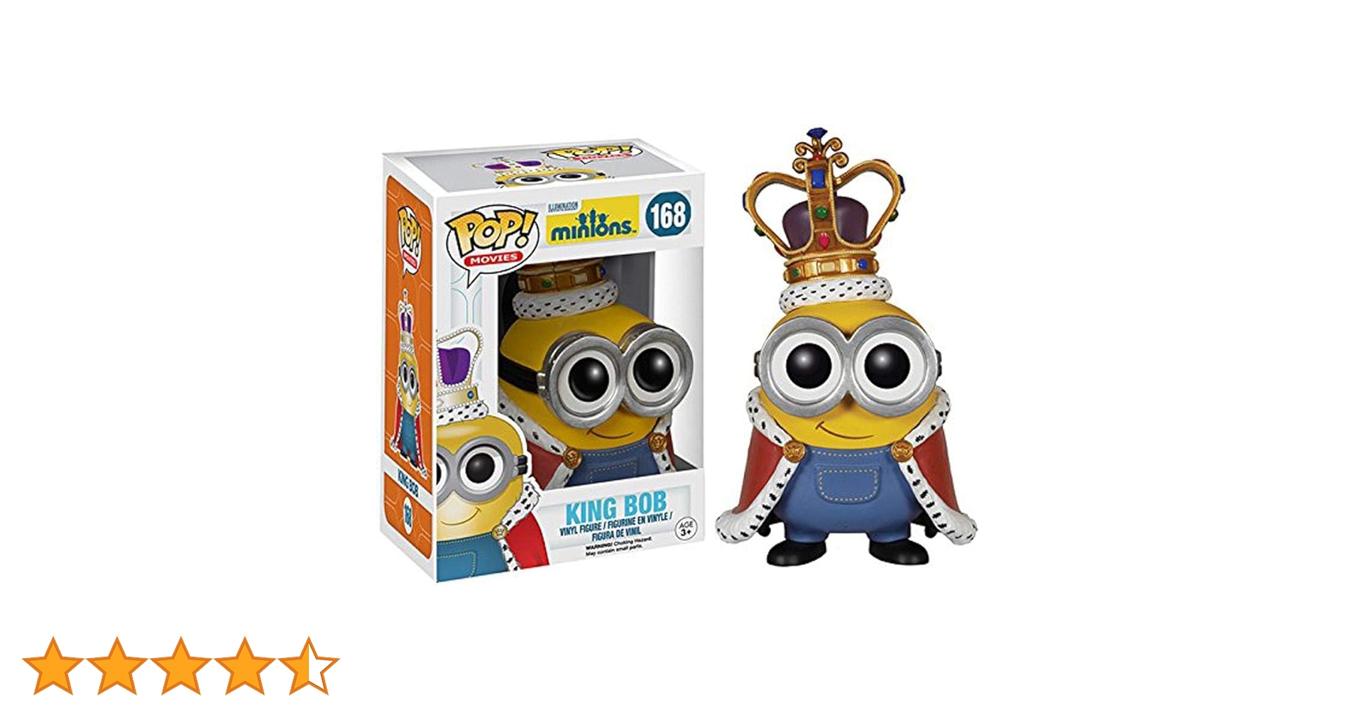 ポップ ミニオンズ 王様[並行輸入品] Amazon | Funko POP Movies Minions Figure Minion King Bob